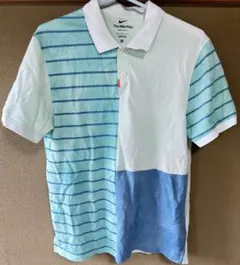 Nike DRI-FIT ポロシャツ M 水色/青