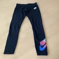 NIKE 黒 レギンス 100cm~ グラデーションロゴ　女の子