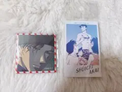 名探偵コナン 公式アプリ メモリアル缶バッジ 赤井秀一 セット