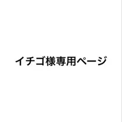 イチゴ様専用ページ