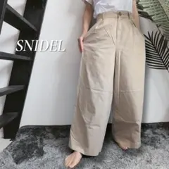 snidel タックワイドデニムパンツ サイズ1のサムネイル