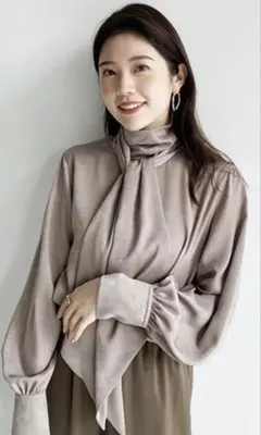 2025年最新】サテンボウタイブラウス アニュアンスの人気アイテム