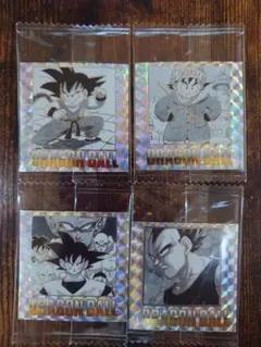 ドラゴンボール 40周年記念 オリジナル 原作 シールウエハース 4枚セット 5