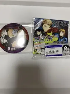 呪術廻戦　名札アクリルバッチ、コレクション缶バッジ　東堂葵2点セット