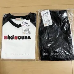 新品 ミキハウス半袖Tシャツ ハーフパンツ 110cm 2点セット セットアップのサムネイル