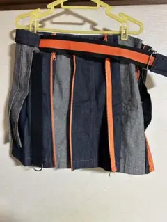 HERE THEREヒアゼア　デニムガーターミニスカート