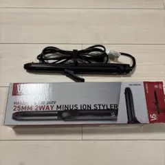 マイナスイオン2wayヘアアイロン