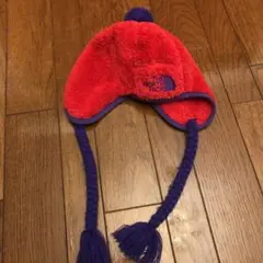 女の子　ガールズ　ボンボン　フリース　ウォーマー　ビーニー　ニット帽