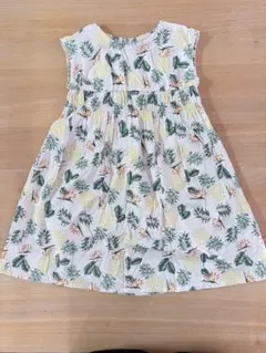 BREEZEパイナップル柄ノースリーブワンピース 110cm