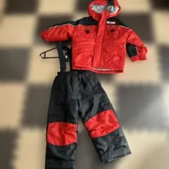 CCL TEAM 子ども用スキーウェア 赤黒