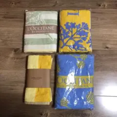 L'Occitane ノベルティバスタオル 4枚セット