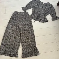 PAGEBOY フラワープリント セットアップ