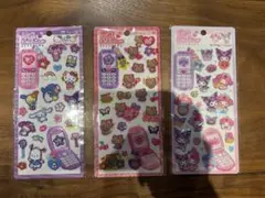 平成はっぴーフォン　サンリオキャラクターズ　キティ　マイメロクロミ　３枚セット