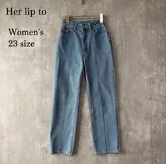 Her lip to ハイライズ デニム Valencia 23 センターシームのサムネイル