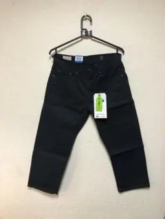 リーバイス505 レギュラー クロップド　COOL ストレッチ　黒　W28のサムネイル