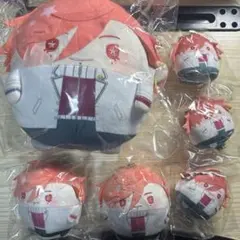 桃源暗鬼　花魁坂京夜　Mサイズ　ふわコロりん　ぬいぐるみ　6点セット