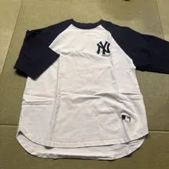 【LOWRYS FARM】ニューヨーク・ヤンキース 五分袖Tシャツ