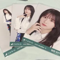 乃木坂46 菅原咲月　生写真　スカーフ　コンプ