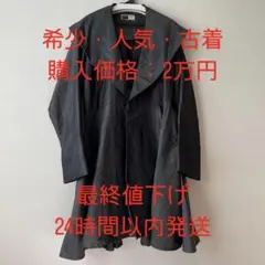 Y2K ウォッシュ　セーラーカラー ワンピース タイロッケンコートvintage