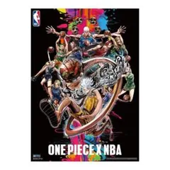 未開封品 ONE PIECE × NBA コラボ ワンピース B2ポスター