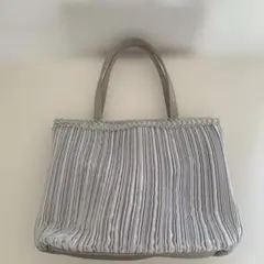 シルバーグレーセレモニートートバッグ