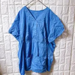 バターソフト 【2XL】シャツ 半袖トップスチュニックシンプル