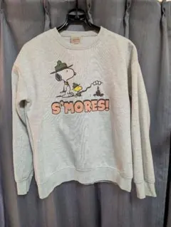 【匿名配送】OUTDOOR スヌーピー 裏ボアトレーナー 　Mサイズ