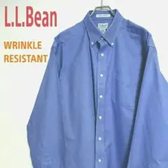 エルエルビーン L.L.Bean 長袖 無地 コットンシャツ ビッグサイズ
