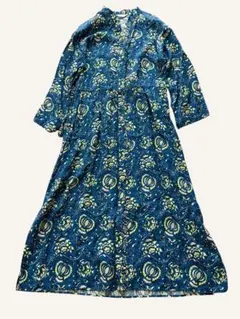 トゥモローランドSOULEIADOフラワーロングワンピースソレイアードシルク混