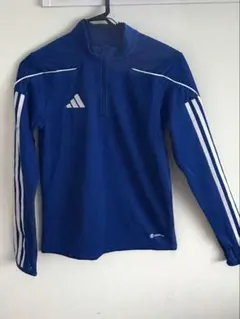 ヒエン様　adidas 青 長袖ウェア 3本ライン　160