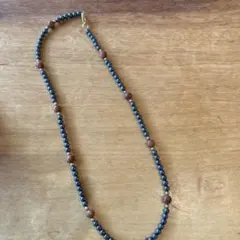 ブラックパール風　ネックレス