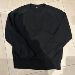 UNIQLO スウェットシャツ（長袖）ブラック　パーカー　Sサイズ