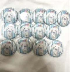 シナモン　シナモロール　缶バッジ　バースデー