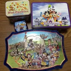 ディズニー　缶セット