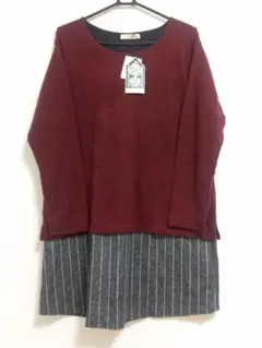 シューラルー　オンワード樫山　重ね着風　チュニック