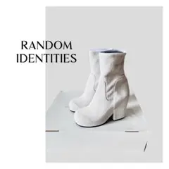 新品 RANDOM IDENTITIES ウェッジ プラットフォーム ブーツ38のサムネイル