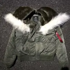 [美品]00s alpha industries RAGBLUE khaki