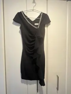 dazzy lounge フリルネイビードレス SM