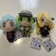 ポケモン　ぬいぐるみマスコット N、シロナ、ダイゴ　セット