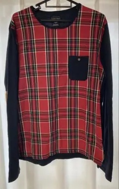 ZARA MAN チェック柄長袖カットソー M