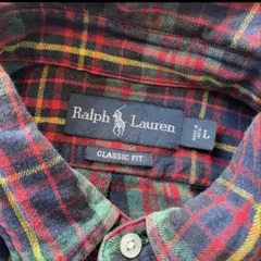 Ralph Lauren ラルフローレン　長袖チェックネルシャツ　古着