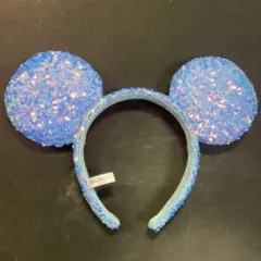 ディズニー ミッキー型スパンコールカチューシャ