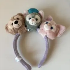 香港ディズニーダッフィー・シェリーメイ・ジェラトーニ カチューシャ　カスタム