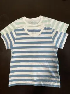 無印良品 ボーダーTシャツ 2枚セット 120cmのサムネイル