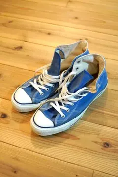80s Converse AllStar Made in USA ブルー 当て布 - メルカリ