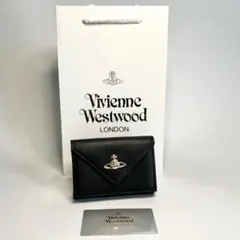 ヴィヴィアンウエストウッド三つ折り財布 913VW167 ブラック（並行輸入