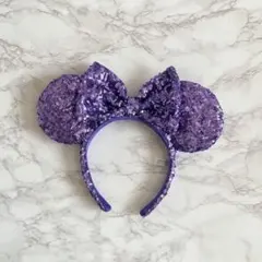 東京ディズニーリゾート ミニーマウス風カチューシャ 紫