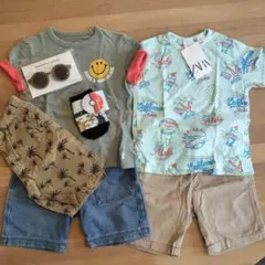 男の子　半袖　半ズボン　まとめ売り　110