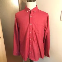 メンズ【美品 AUTHENTIC JEANSWEAR】赤 XL 厚手 ネルシャツ
