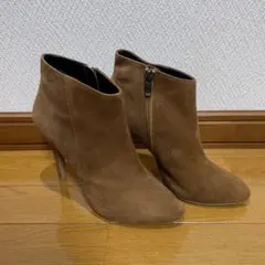 【美品】ダイアナ ショートブーツ スエード ブラウン 23.5cm